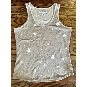 Karen Neuburger LiveLoveLounge Tan‎ Tank Top Womens Small Scoop Neck Sleeveless
